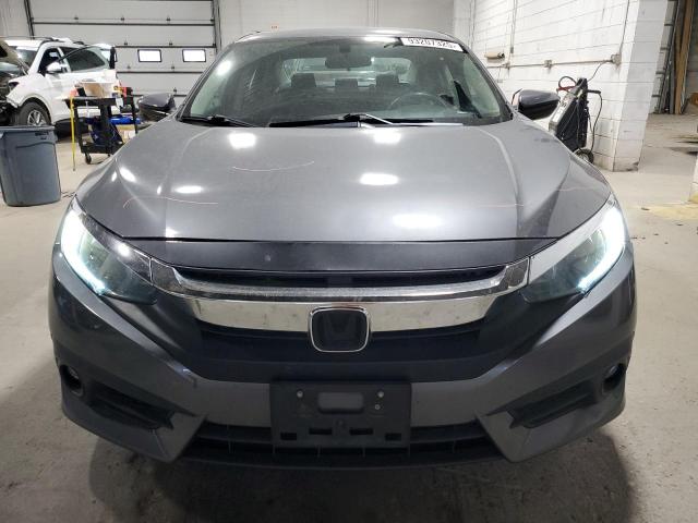 2HGFC1F37JH640004 - 2018 HONDA CIVIC EX GRAY photo 5