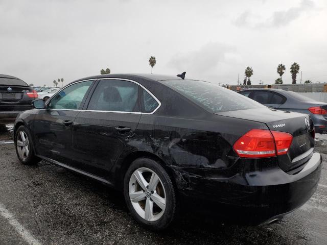 1VWBP7A35DC072755 - 2013 VOLKSWAGEN PASSAT SE BLACK photo 2