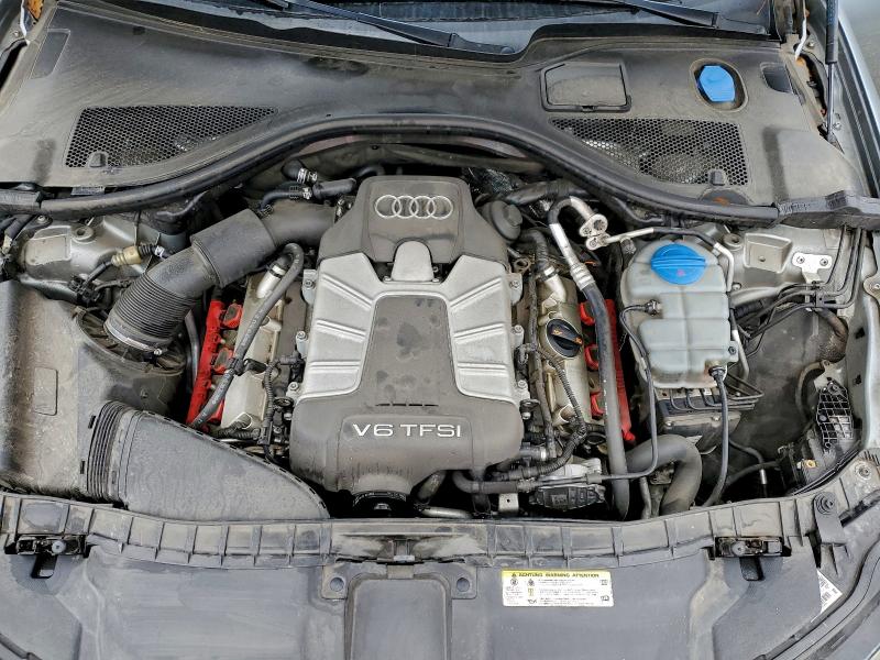 WAUGGAFC8CN040252 - 2012 AUDI A6 PREMIUM PLUS ვერცხლისფერი ფოტო 11