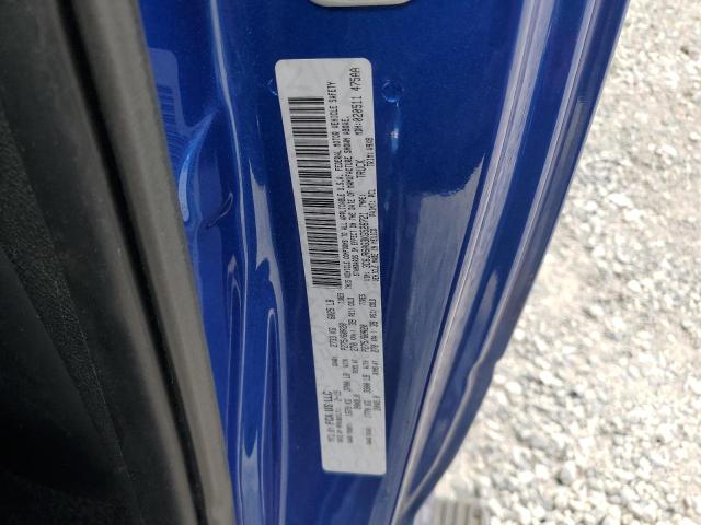 3C6JR6AG3KG526721 - 2019 RAM 1500 CLASS TRADESMAN Синій фото 12