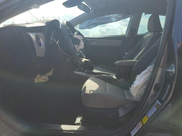 5YFBURHE2KP943954 - 2019 TOYOTA COROLLA L GRAY photo 7