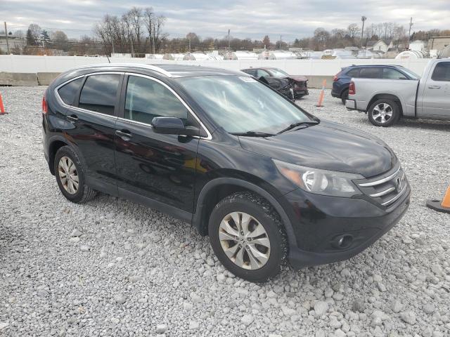 2HKRM4H72DH683414 - 2013 HONDA CR-V EXL BLACK photo 4