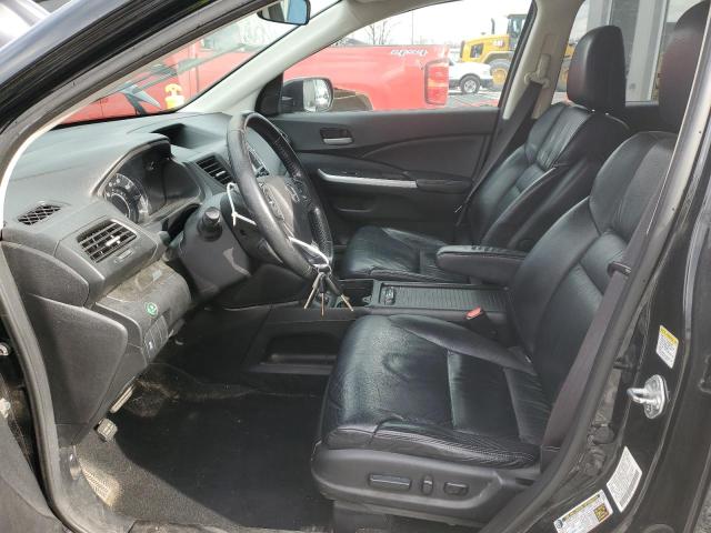 2HKRM4H72DH683414 - 2013 HONDA CR-V EXL BLACK photo 7