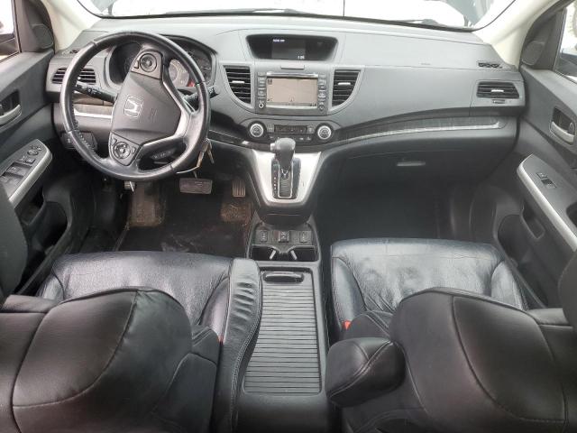 2HKRM4H72DH683414 - 2013 HONDA CR-V EXL BLACK photo 8