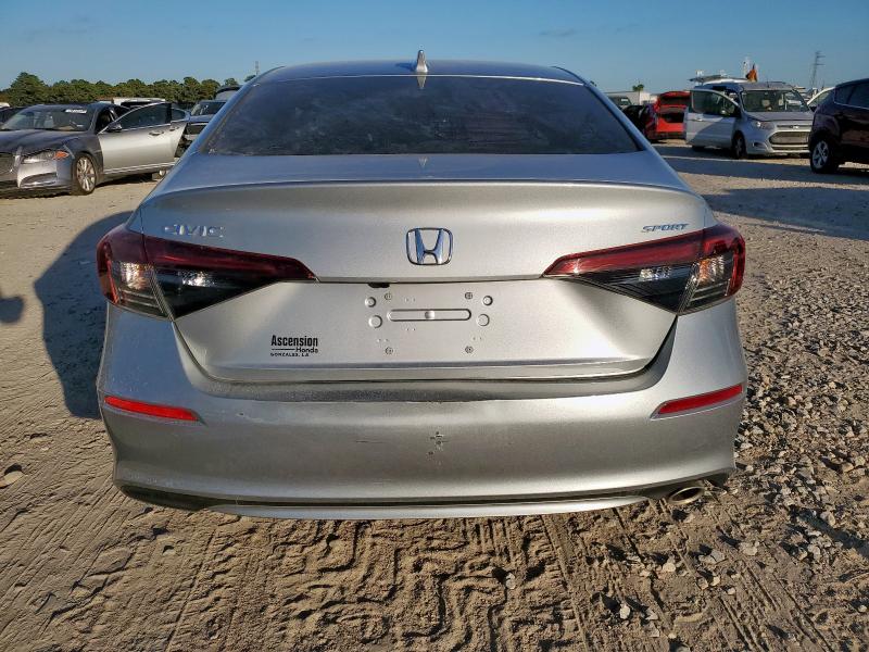2HGFE2F56SH539782 - 2025 HONDA CIVIC SPORT SILVER photo 6