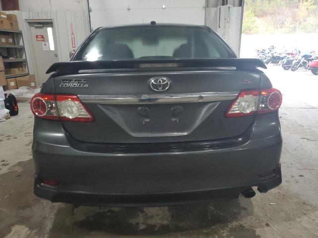 2T1BU4EE1DC116313 - 2013 TOYOTA COROLLA BASE გრაფიტი ფოტო 6