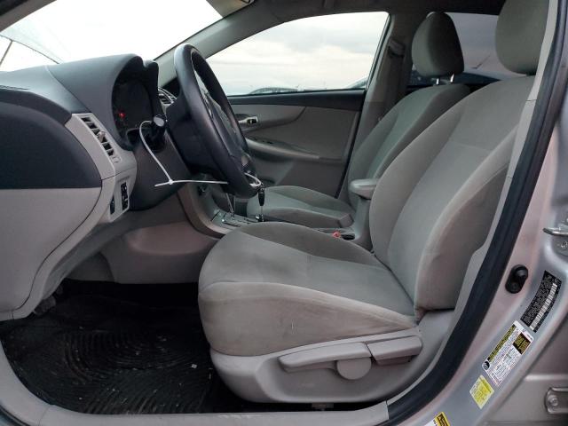 2T1BU4EE0CC787647 - 2012 TOYOTA COROLLA BASE SILVER photo 7