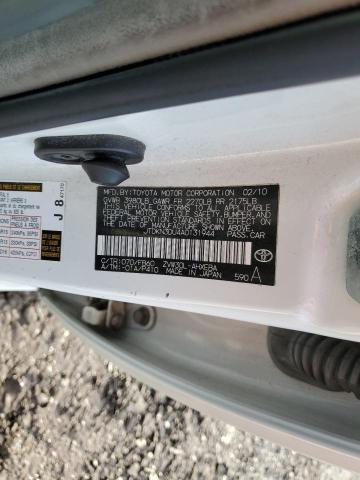 JTDKN3DU4A0131944 - 2010 TOYOTA PRIUS WHITE photo 12