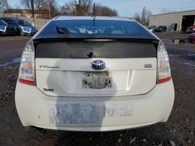 JTDKN3DU4A0131944 - 2010 TOYOTA PRIUS WHITE photo 6