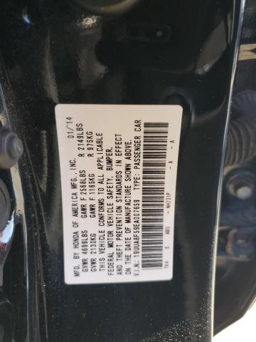 19UUA8F59EA007659 - 2014 ACURA TL TECH BLACK photo 12