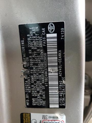 4T1BE46K37U603856 - 2007 TOYOTA CAMRY CE ოქროსფერი ფოტო 13