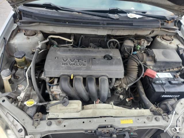 1NXBR32E74Z317003 - 2004 TOYOTA COROLLA CE ვერცხლისფერი ფოტო 11