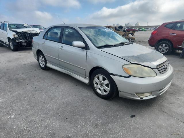 1NXBR32E74Z317003 - 2004 TOYOTA COROLLA CE ვერცხლისფერი ფოტო 4