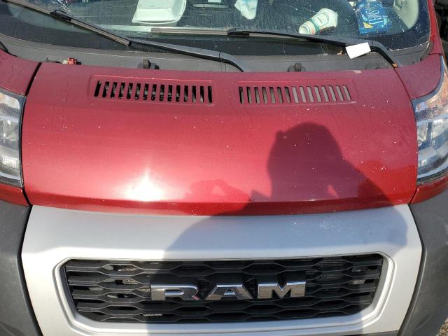 3C6LRVDG7ME566474 - 2021 RAM PROMASTER 2500 HIGH Czerwony zdjęcie 12