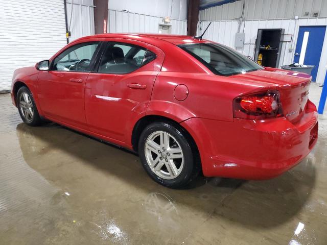 1C3CDZCB7DN622420 - 2013 DODGE AVENGER SXT RED photo 2