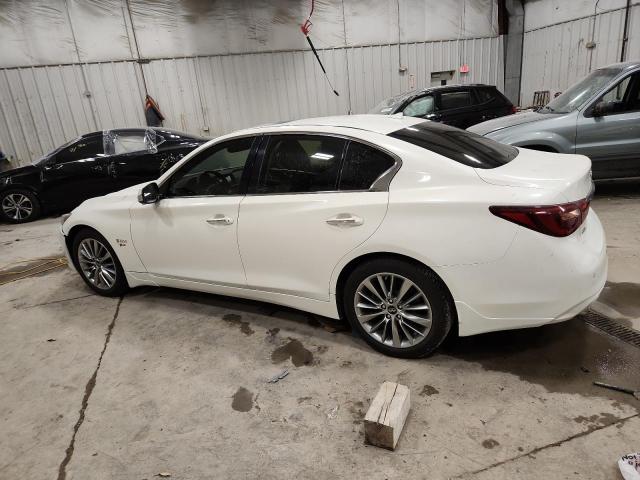 JN1EV7AR0JM438883 - 2018 INFINITI Q50 LUXE WHITE photo 2