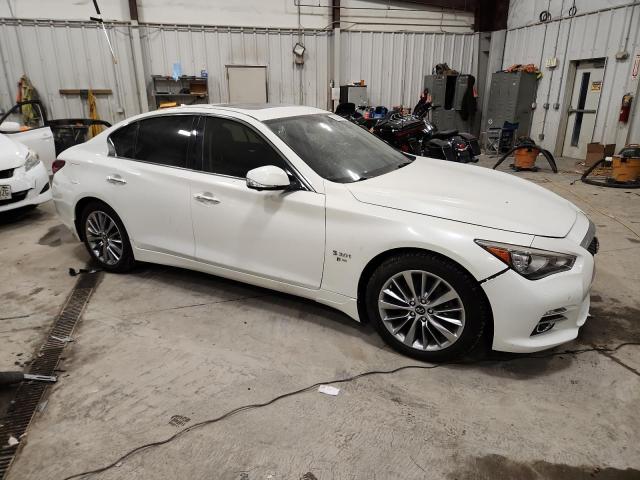 JN1EV7AR0JM438883 - 2018 INFINITI Q50 LUXE WHITE photo 4