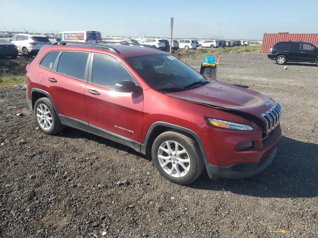 1C4PJLAB7GW324650 - 2016 JEEP CHEROKEE SPORT BURGUNDY photo 4