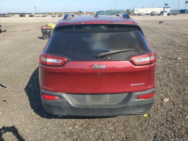 1C4PJLAB7GW324650 - 2016 JEEP CHEROKEE SPORT BURGUNDY photo 6