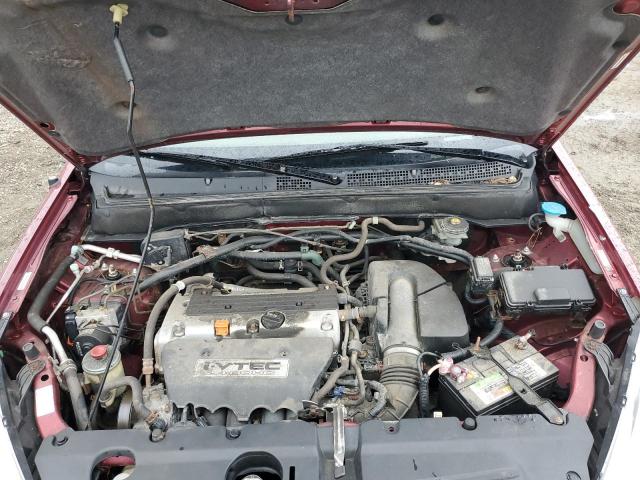 JHLRD78865C026349 - 2005 HONDA CR-V EX BURGUNDY photo 12