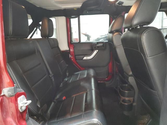 1C4BJWEG9CL207214 - 2012 JEEP WRANGLER U SAHARA ბურგუნდია ფოტო 11