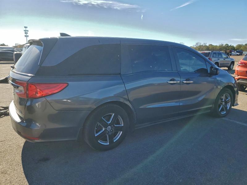 5FNRL6H76JB080183 - 2018 HONDA ODYSSEY EXL ნაცრისფერი ფოტო 3