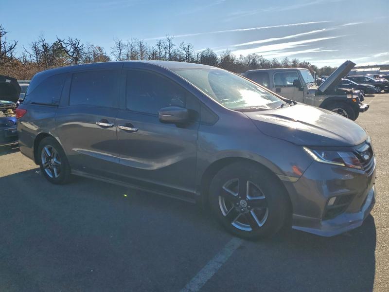 5FNRL6H76JB080183 - 2018 HONDA ODYSSEY EXL ნაცრისფერი ფოტო 4