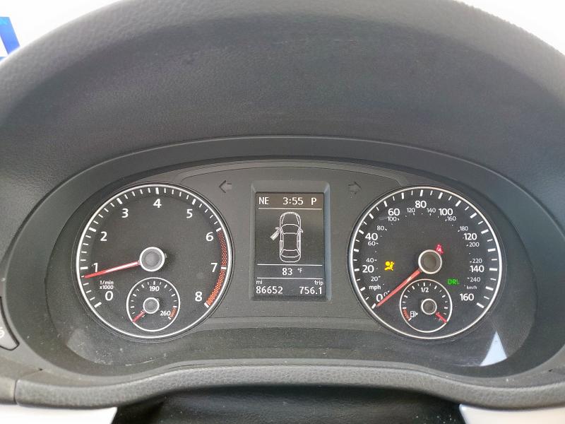 1VWBH7A31DC120314 - 2013 VOLKSWAGEN PASSAT SE SILVER photo 9