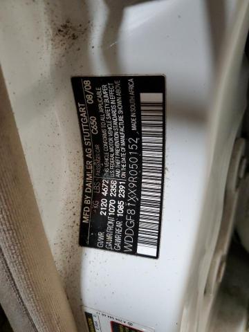 WDDGF81XX9R050152 - 2009 MERCEDES-BENZ C 300 4MATIC WHITE photo 12