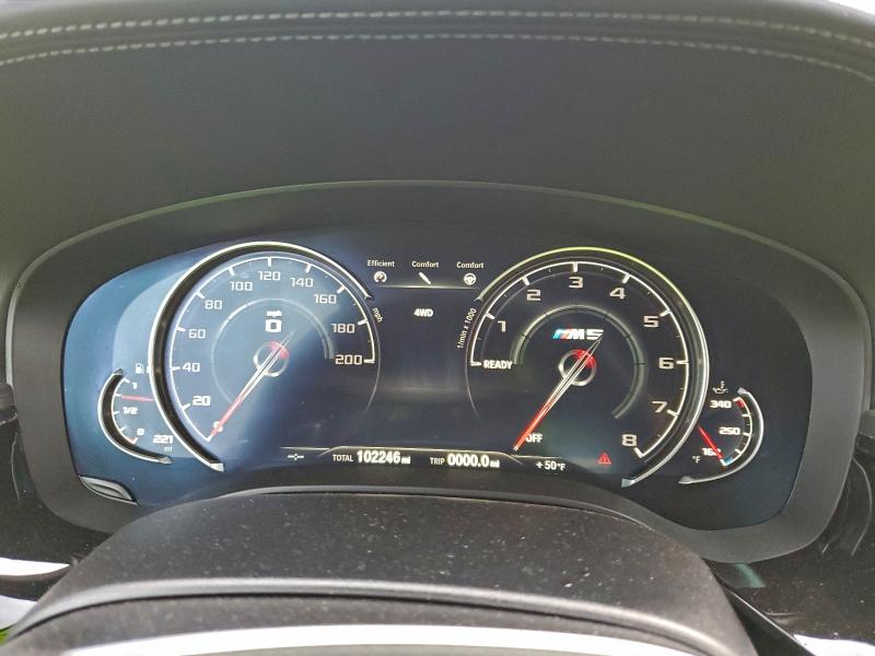 WBSJF0C54KB285425 - 2019 BMW M5 BLUE photo 9