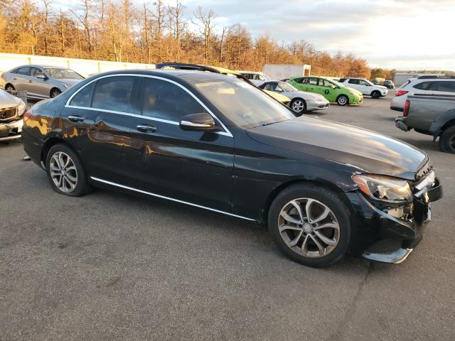 55SWF4KB8FU080543 - 2015 MERCEDES-BENZ C 300 4MATIC BLACK photo 4