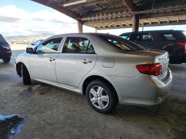 1NXBU4EE3AZ166334 - 2010 TOYOTA COROLLA BASE SILVER photo 2
