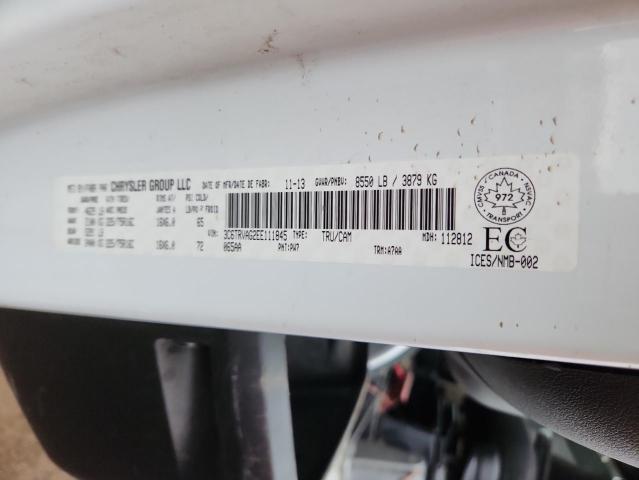 3C6TRVAG2EE111845 - 2014 RAM PROMASTER 1500 STANDARD WHITE photo 13