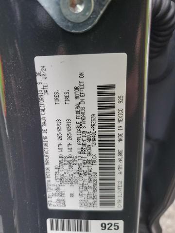 3TMKB5FN5RM020760 - 2024 TOYOTA TACOMA DOUBLE CAB ნაცრისფერი ფოტო 12