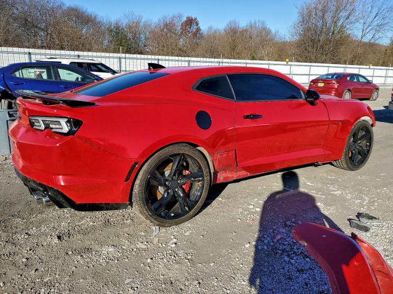 1G1FH1R79K0104779 - 2019 CHEVROLET CAMARO SS RED photo 3