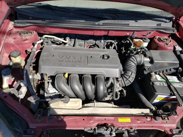1NXBR32E35Z509293 - 2005 TOYOTA COROLLA CE 红色 照片 11