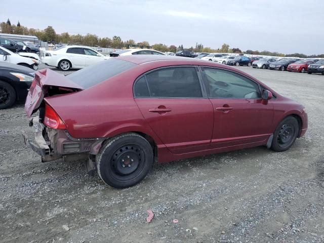 1HGFA16588L072043 - 2008 HONDA CIVIC LX Բորդո լուսանկար 3