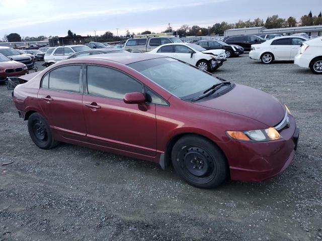 1HGFA16588L072043 - 2008 HONDA CIVIC LX Բորդո լուսանկար 4