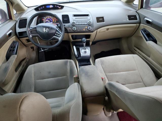 1HGFA16588L072043 - 2008 HONDA CIVIC LX Բորդո լուսանկար 8