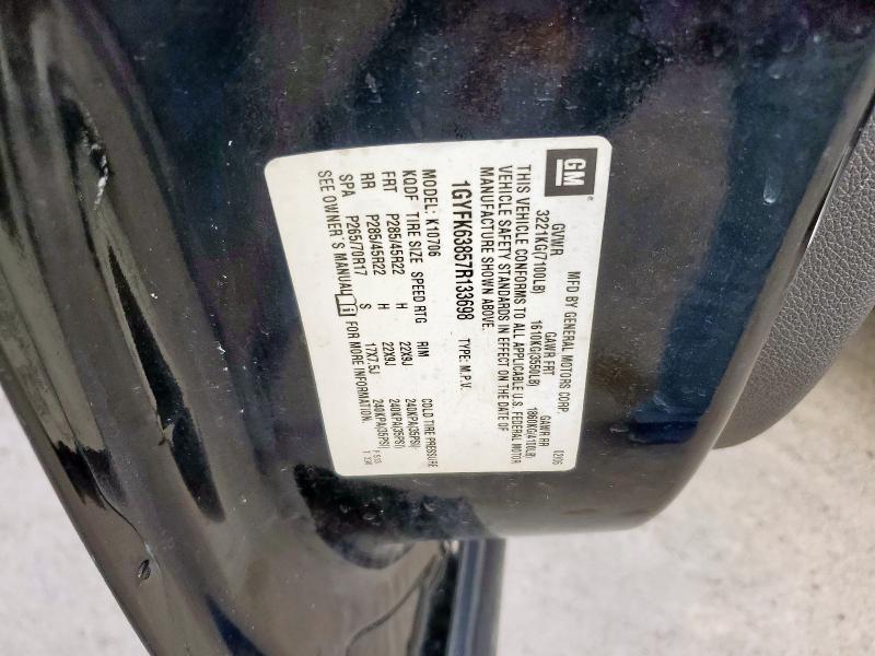 1GYFK63857R133698 - 2007 CADILLAC ESCALADE LUXURY 黑色 照片 13