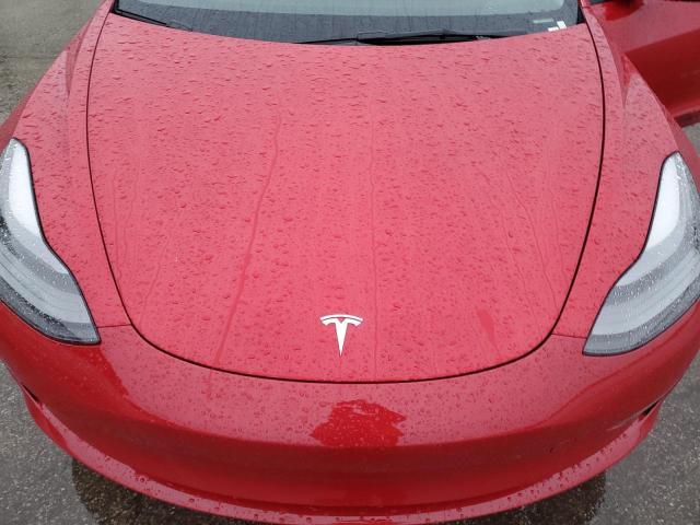 5YJ3E1EA0PF450328 - 2023 TESLA MODEL 3 Կարմիր լուսանկար 11