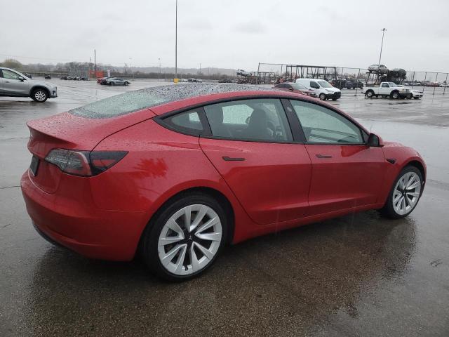 5YJ3E1EA0PF450328 - 2023 TESLA MODEL 3 Կարմիր լուսանկար 3