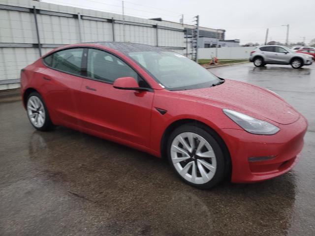 5YJ3E1EA0PF450328 - 2023 TESLA MODEL 3 Կարմիր լուսանկար 4