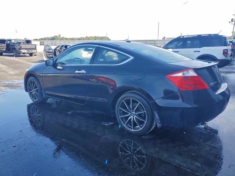 1HGCS22809A000787 - 2009 HONDA ACCORD EXL BLACK photo 2