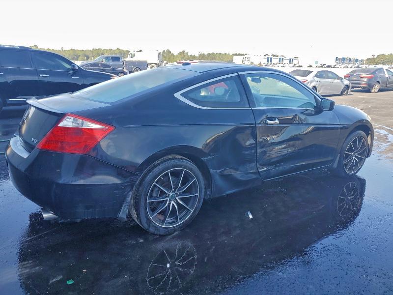 1HGCS22809A000787 - 2009 HONDA ACCORD EXL BLACK photo 3
