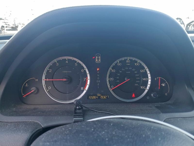 1HGCS22809A000787 - 2009 HONDA ACCORD EXL BLACK photo 9