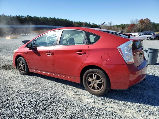 JTDKN3DU7B0279202 - 2011 TOYOTA PRIUS RED photo 2