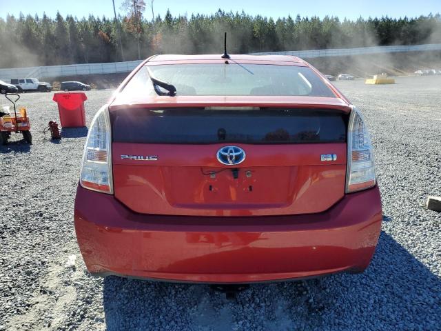 JTDKN3DU7B0279202 - 2011 TOYOTA PRIUS RED photo 6