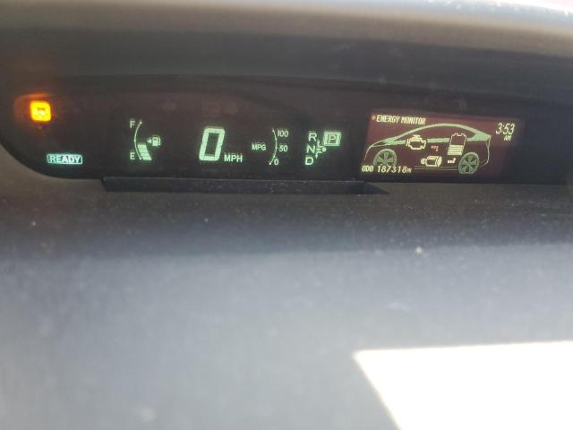 JTDKN3DU7B0279202 - 2011 TOYOTA PRIUS RED photo 9