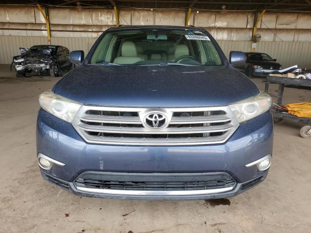 5TDZK3EH1DS131796 - 2013 TOYOTA HIGHLANDER BASE Կապույտ լուսանկար 5